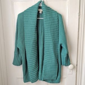 Ann Taylor LOFT chunky knit sweater cardigan